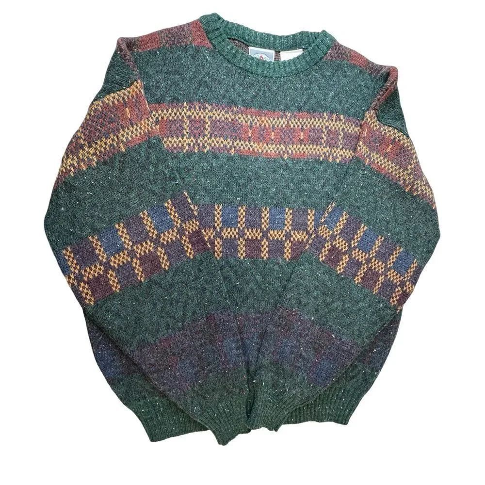 Vintage PETER JON Clothing Brand Oversized Fit Men’s Multicolor Crewneck Size XL